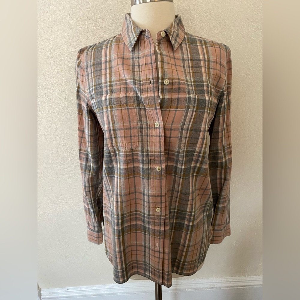 Madewell flannel button down shirt